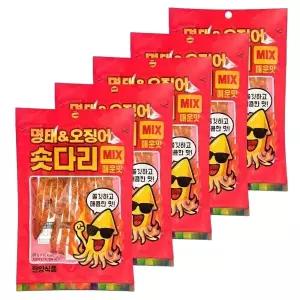 한양 명태 오징어 숏다리 매운맛 MIX 35g x 5개