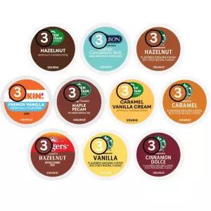 30 카운트 - 맛 K컵 커피 포드 버라이어티 러에는 카라멜 시나몬 돌체 바닐라 크림 메이플 피칸 헤이즐넛