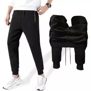 기능성 IE523125 방한 슬림핏 조거팬츠 보온 주머니지퍼 방수