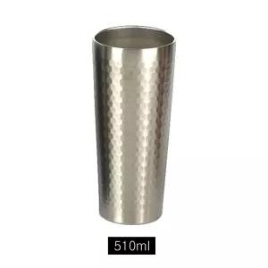 (실버허니 510ml) 이중진공 스텐컵/쥬스/카페/식당/탕비실/홈카페/캠핑/음식점/아이스/커피/물컵/에이드