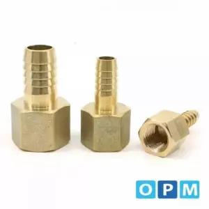 [골드스마일]나사 니플 신주 1 2x8 호스 속 배관용품 배관부속 작