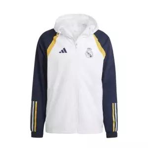 아디다스 남여공용 레알마드리드 티로 12 올웨더 바람막이 자켓 화이트 IB0856