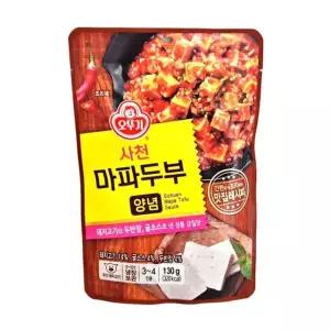 (냉장)오뚜기 사천마파두부양념130g 오뚜기 사천마파두부양념 마파두부
