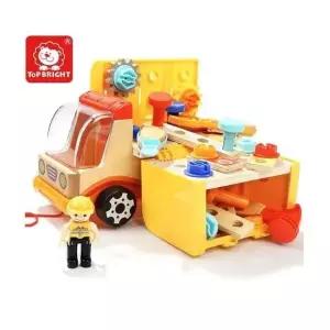 원목완구 탑브라이트 자동차 공구놀이