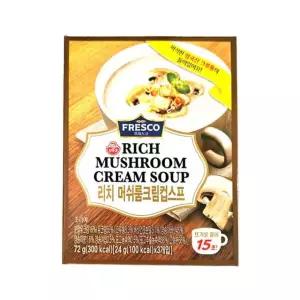 프레스코 리치 머쉬룸크림컵스프72gX10개 프레스코 리치 머쉬룸크림컵스프