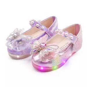 풋풋 미니하트 버터플라이 LED 구두 라이팅구두 발광구두