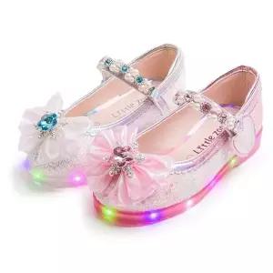 풋풋 아르망 플라워 크리스탈 LED 구두 라이팅구두