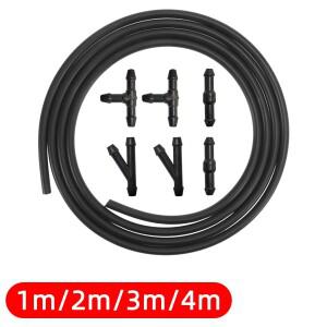 범용 앞 유리 와셔 깍지 호스 튜브 파이프 헤드라이트 펌프용 T Y 스트레이트 커넥터 자동차 부품