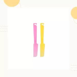 슬림형 실리콘스패출러 걸이식 크린주걱 롱타입 소스 잼 이유식