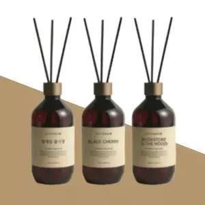 코코도르 프리미엄 디퓨저 우디호텔 500ml 3개입 대용량 실내방향제