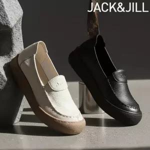 잭앤질 소가죽 컴포트 스티치 로퍼(JA6141)