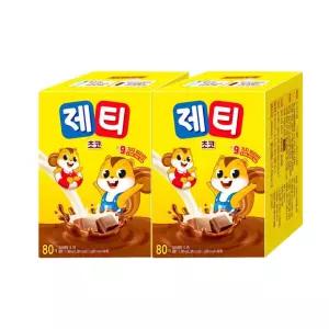 제티 쵸코렛맛 코코아분말 80T 2팩