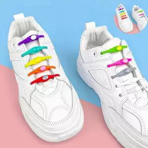 매듭없는 신발끈 슈즈타이 운동화끈 실리콘 고무밴드 매듭없는신발끈