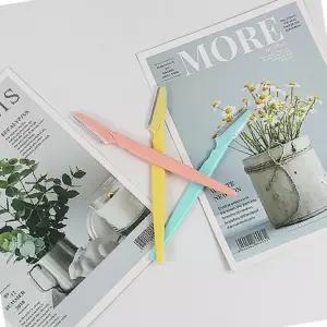 미니 파스텔 눈썹칼 눈썹 정리기 3개입 세트