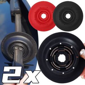 범용 윈드실드 와이퍼 먼지 커버 잎사귀 및 잔해물 보호 베이스 홀 12개 윈드스크린 액세서리