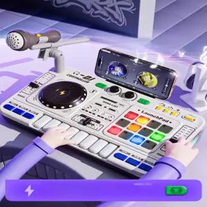 미니 디제잉 기계 입문용 장비 턴테이블 휴대용 DJ