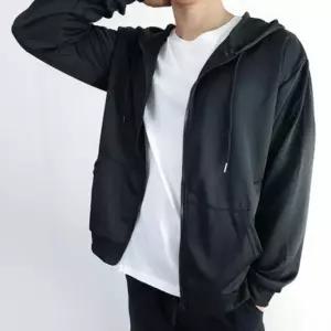 남녀공용 간절기 봄 얇은 후드티 베이직 무지 후드집업