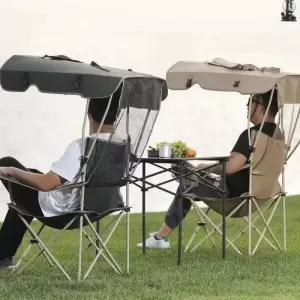 파라솔의자 접이식 캠핑 낚시 파라솔 카키 휴대용의자 체어