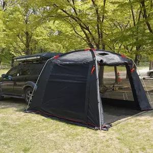 [하프클럽/캠핑스토리]캠핑스토리 랜드마크 돔 터널형 차박 도킹 확장형 리빙쉘 돔텐트 풀세트