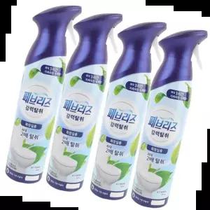 탈취방향제 페브리즈 에어 강력탈취 화장실용 프레시가든 4개입