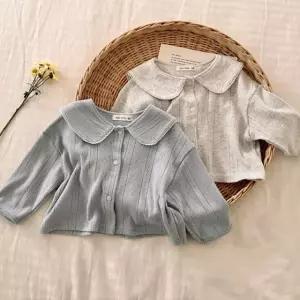 아일렛 세라 아기가디건 아기자켓 신생아옷 긴팔 세일러 카라 봄아기옷 VL