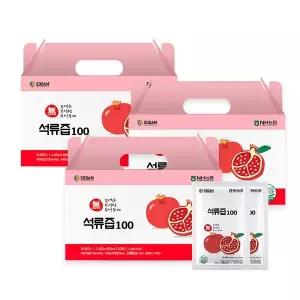 [하프클럽/미쁨생활건강]미쁨생활건강 석류즙100 80ml 3박스 (총 90포)