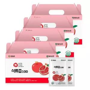 [하프클럽/미쁨생활건강]미쁨생활건강 석류즙100 80ml 4박스 (총 120포)