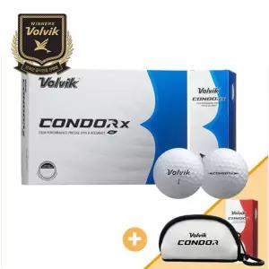 [하프클럽/파비온골프]볼빅 콘도르X 우레탄 화이트카본 골프공 4피스 1더즌 (12구)