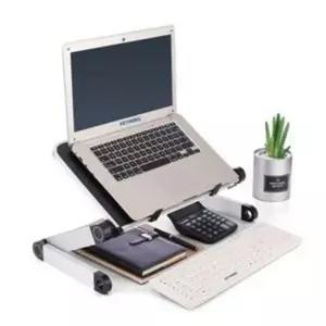 (색상 블랙)접이식 노트북 거치대 책상 멀티테이블