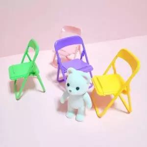 거치대 인테리어 소품 접이식 의자 핸드폰 미니어쳐