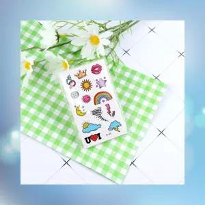 일회용 수성 타투스티커 캐릭터 바디 스티커 귀여운 문신스티커