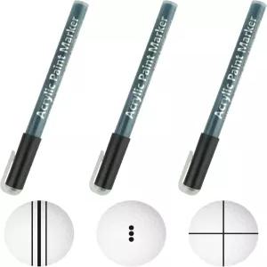 샌디안 골프공 정렬 통합 마킹 펜 키트와 아크릴 페인트 마커가 포함된 볼 및 골프 클럽 라인 다목적 영구