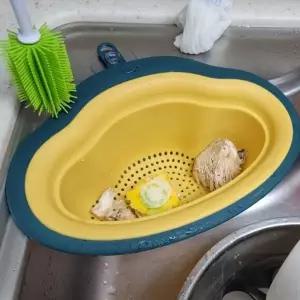 ( )싱크대 음식물 거름망 바구니 옐로우 설거지통 쓰레기통 수세미 거치대