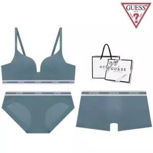 [백화점 홈쇼핑 정품] 게스 언더웨어 [선물포장] 노와이어 볼륨업 커플속옷세트 GEWBRBPDR832GB