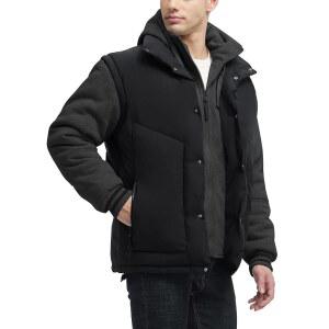 남성용 자웨루 겨울 코트 방수 따뜻한 두꺼운 단열 후드 방풍