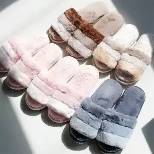 퍼 거실 실내 쿠션 실내화 선생님실내화 사무실용털슬리퍼