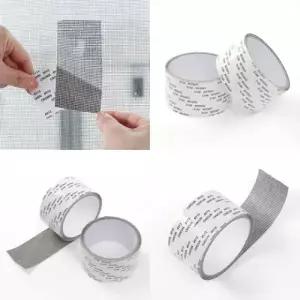 롤타입 방충망 보수테이프 2p세트 5cmx2M 블랙 현관방충망 현관문모기장