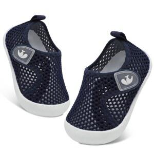 피트시티 와이드 베이비 워터 슈즈 남자 여자 맨발 신발 해변 수영장용 퀵 드라이 키즈 아쿠아 양말