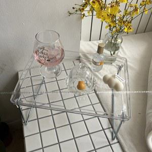 소반 투명 다도 인테리어 손님상 바잉 밥상 반상 길이 찻상 개다리소반 원목 좌식