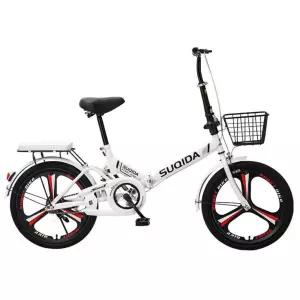 20인치 가벼운 접이식 5단기어 미니 휴대용 자전거