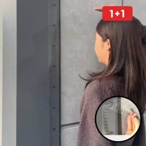 벽부착 투명 키재기 스티커 신장측정기 테이프 방꾸미기