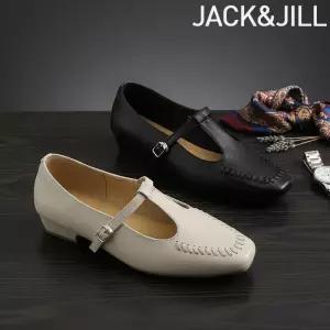 [잭앤질]잭앤질 블랙라벨 천연양가죽 스퀘어 로퍼(JA6134)