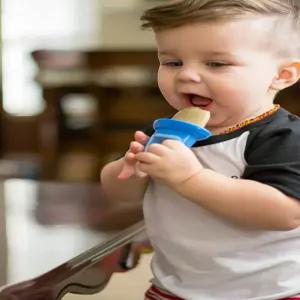 누비 가든 프레시 후르츠클 냉동 팝 트레이 블루/그린 2피스