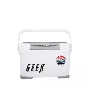 프리미엄 낚시 아이스박스 대장쿨러 캠핑 바퀴 갈치 45L 블랙 스트랩+수납박스+천창