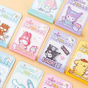 산리오 러블리 자수 와펜 스티커 캐릭터 자수패치 다꾸 18개입