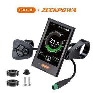 바팡 DPC18 CAN 디스플레이 5핀 남성용 전기자전거 미드 드라이브 모터 LCD 화면 (USB 포트, 0-5 페달 어시