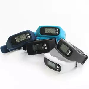 LED시계 LED 패션 만보기 스포츠 실리콘 팔찌 컬러 손목시계