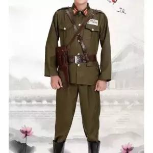 레트로 일본 독립 무대 군복 연극 촬영 순사복 옛날 의상 스타일 3 S