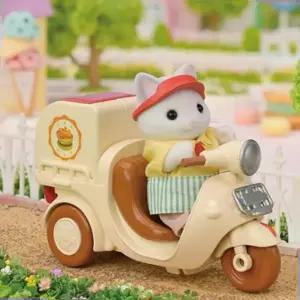 인형 장난감 패밀리 피규어 햄버거카트 실바니안 라떼고양이의