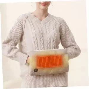 휴대용 충전식 온열 패드 허리 복부 무릎 어깨 목 찜질 온도 조절 겨울 보온